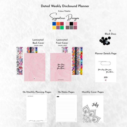 Weekly Discbound Planner | Signature Designs