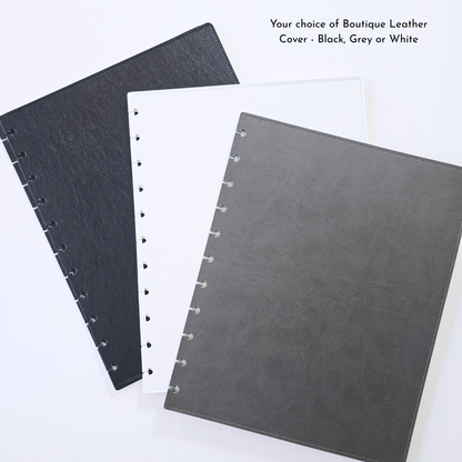 Boutique Leather Discbound Planner Bundle