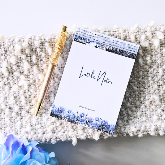 Little Notes Pad | Azure Blooms