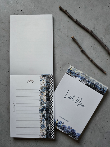 Little Notes Pad | Azure Blooms