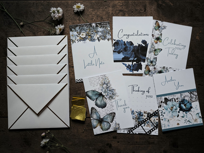 Moments Greeting Card Collection | Azure Blooms