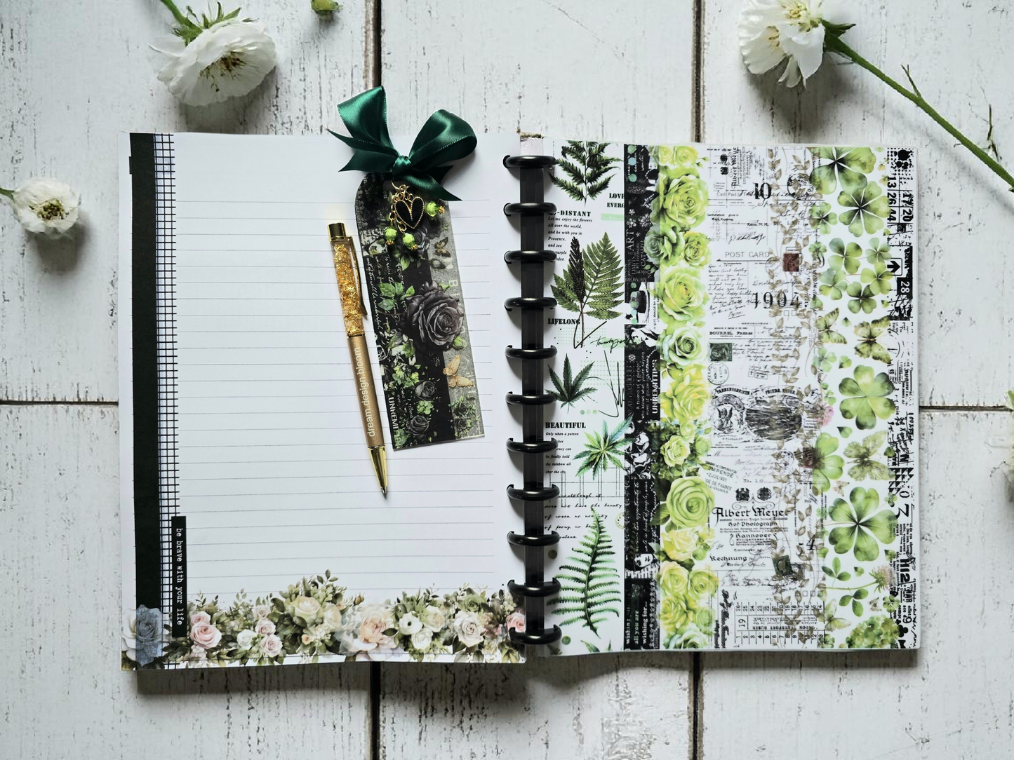 Undated Discbound Monthly Planner | Arbor Designs