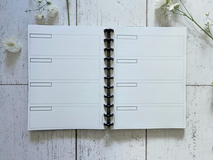 Discbound Monthly Planner