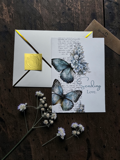 Notes Greeting Card Collection | Azure Blooms