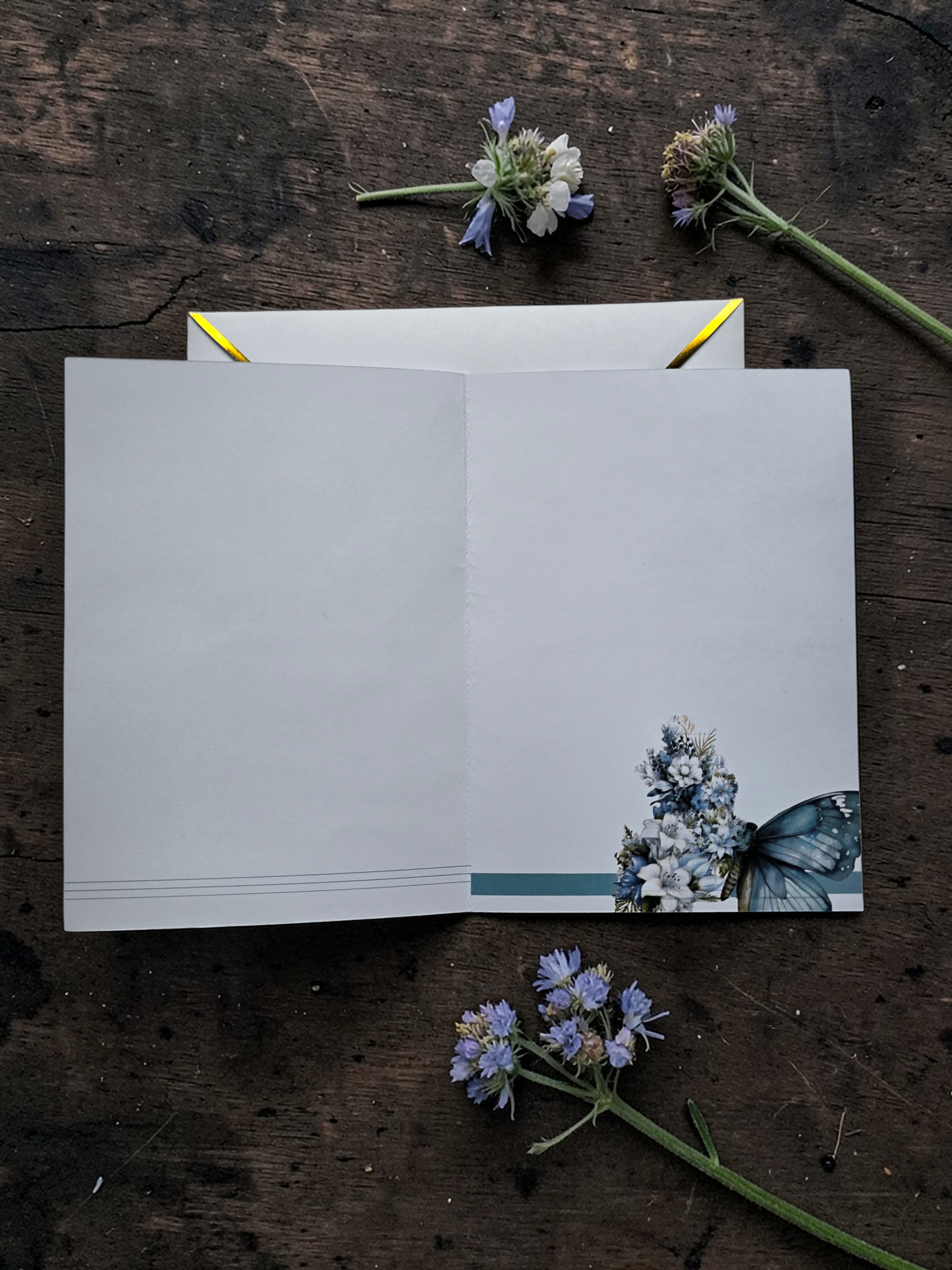 Notes Greeting Card Collection | Azure Blooms
