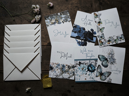 Notes Greeting Card Collection | Azure Blooms