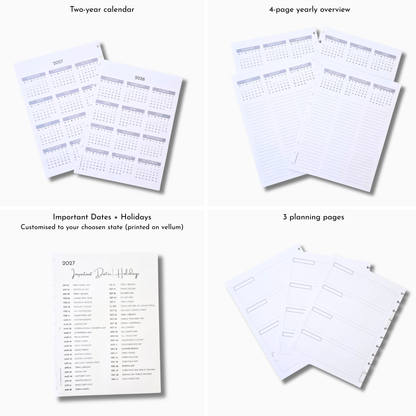 2027 Dated Discbound Planner | Arbor Designs