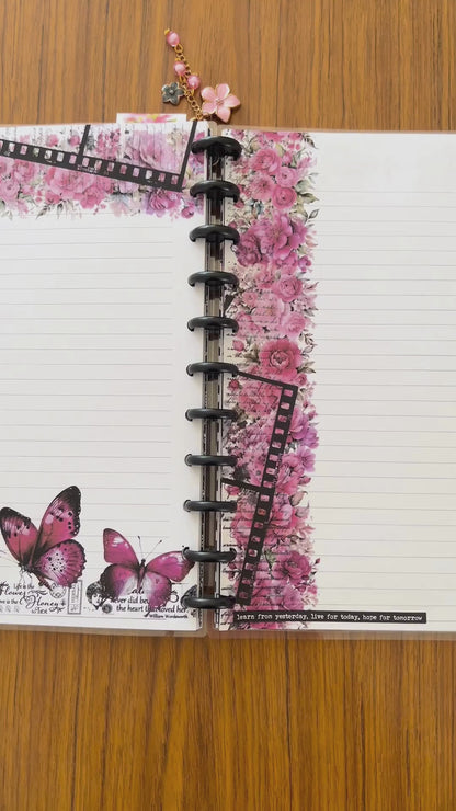 Undated Monthly Discbound Planner | Whisper Dreams