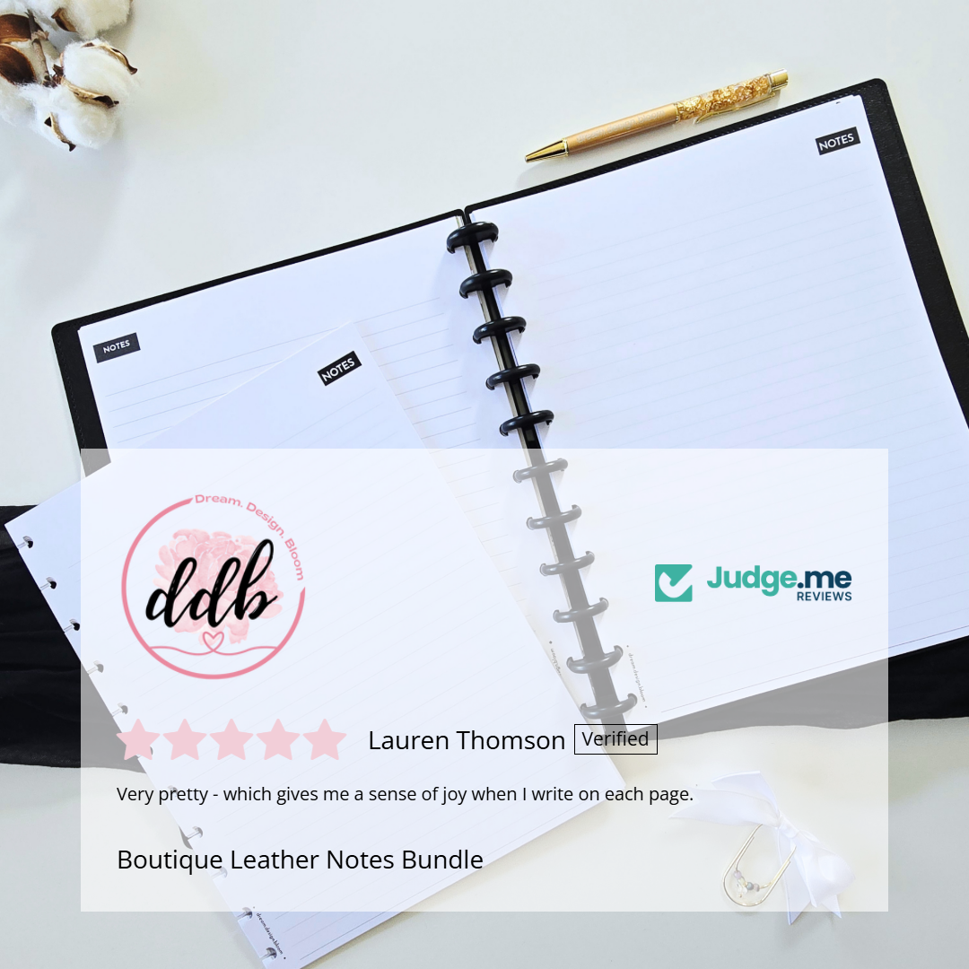 Boutique Leather Notes Bundle
