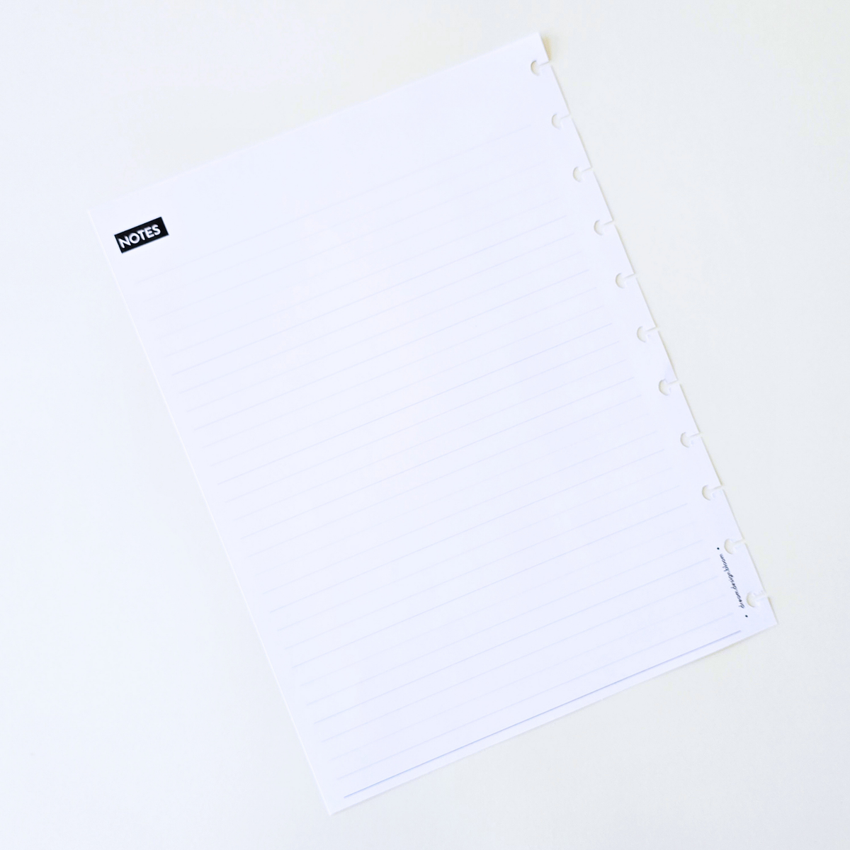 3-Month Undated Discbound Planner Inserts | Signature Designs