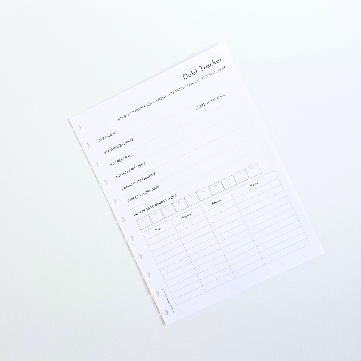 Financial Clarity Expansion Inserts | Signature Designs
