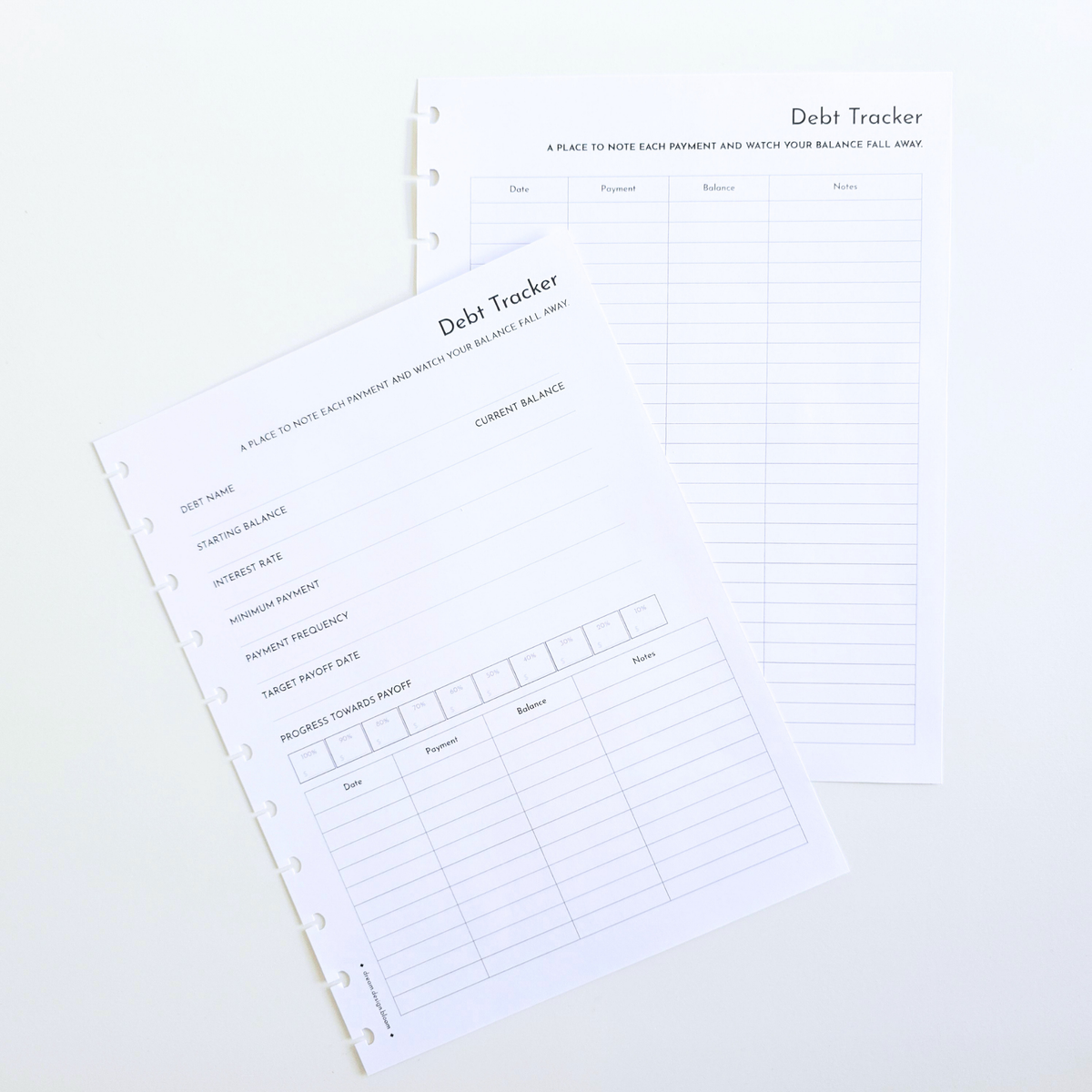 Financial Clarity Expansion Inserts | Signature Designs