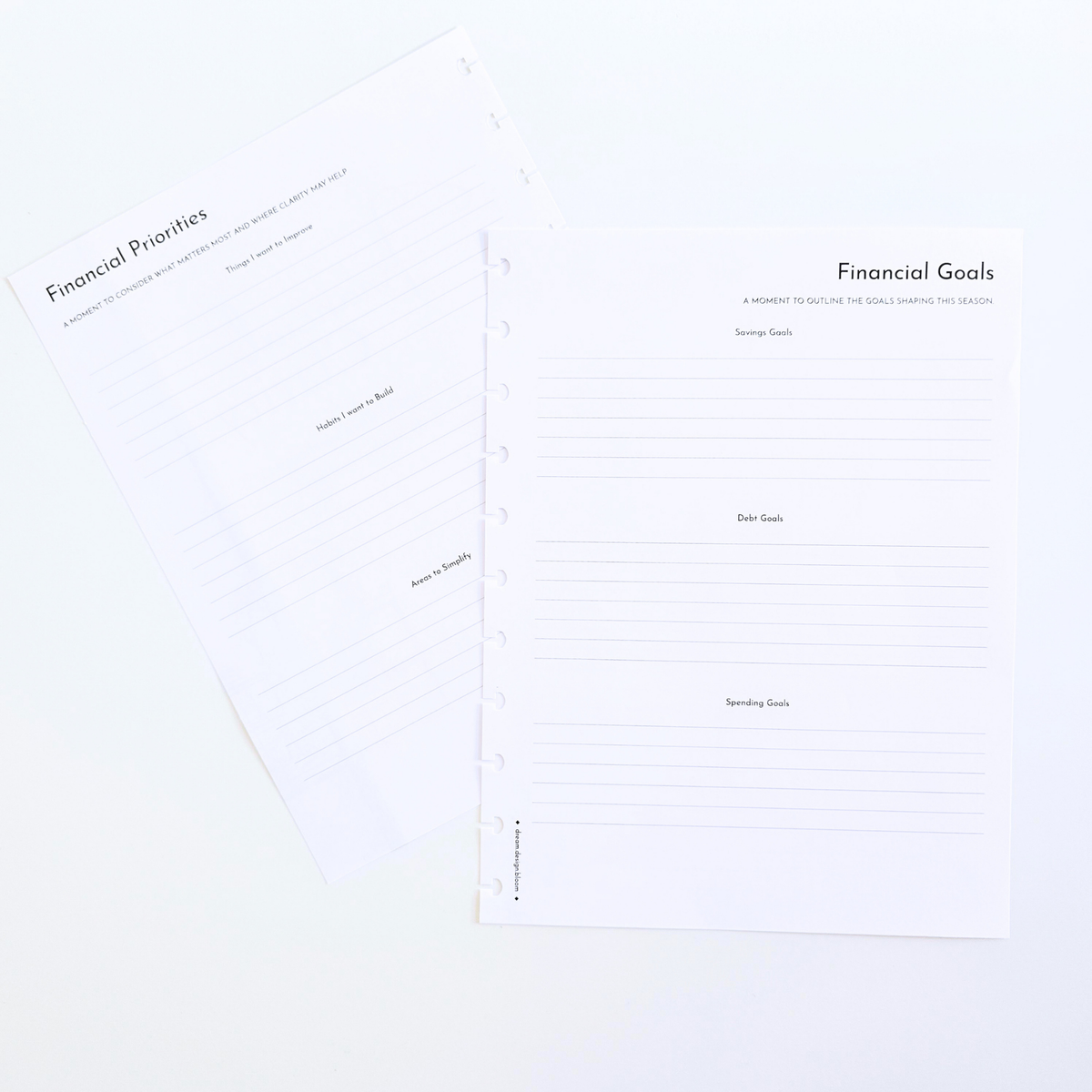 Financial Clarity Core Inserts | Signature Designs
