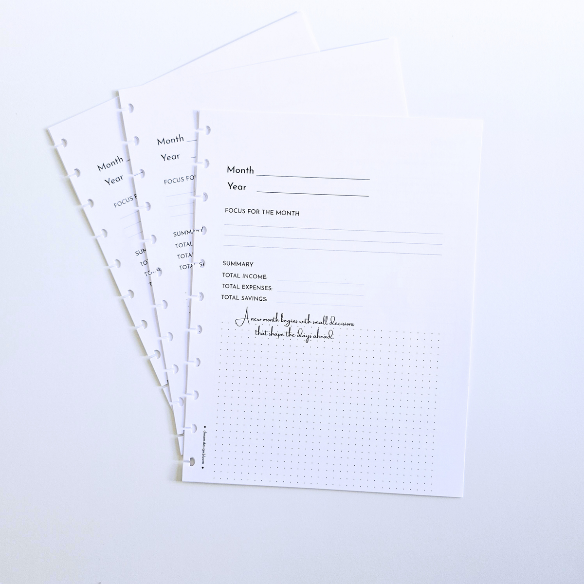 Financial Clarity Core Inserts | Signature Designs