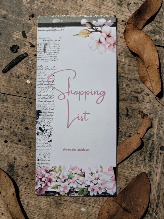 Shopping List Pad | Whisper Dreams
