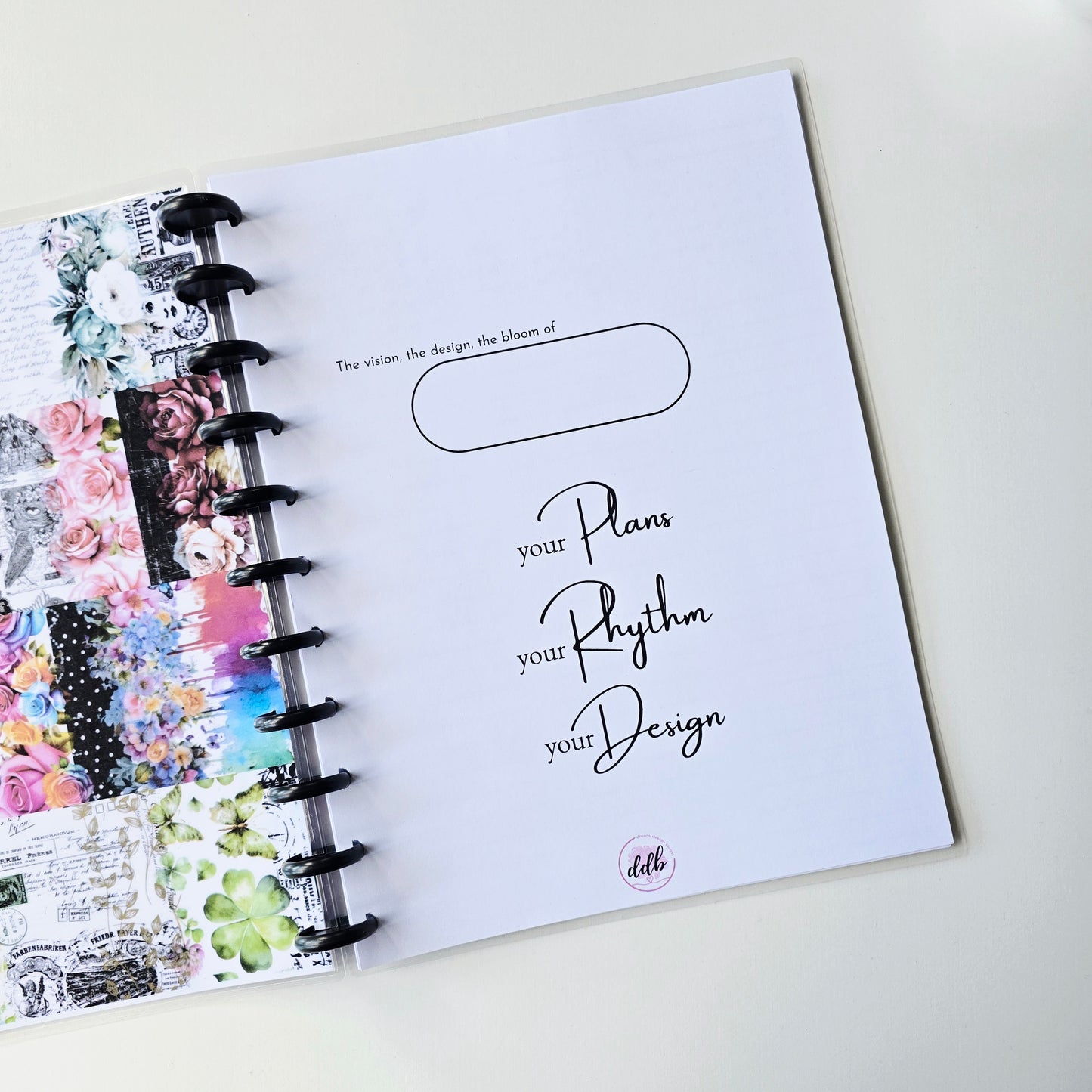 Undated Discbound Monthly Planner | Signature Designs