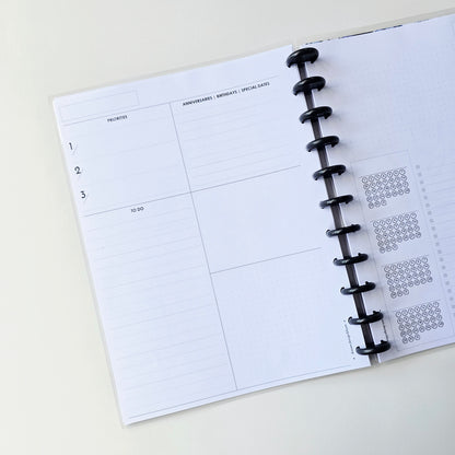 Undated Discbound Monthly Planner | Signature Designs