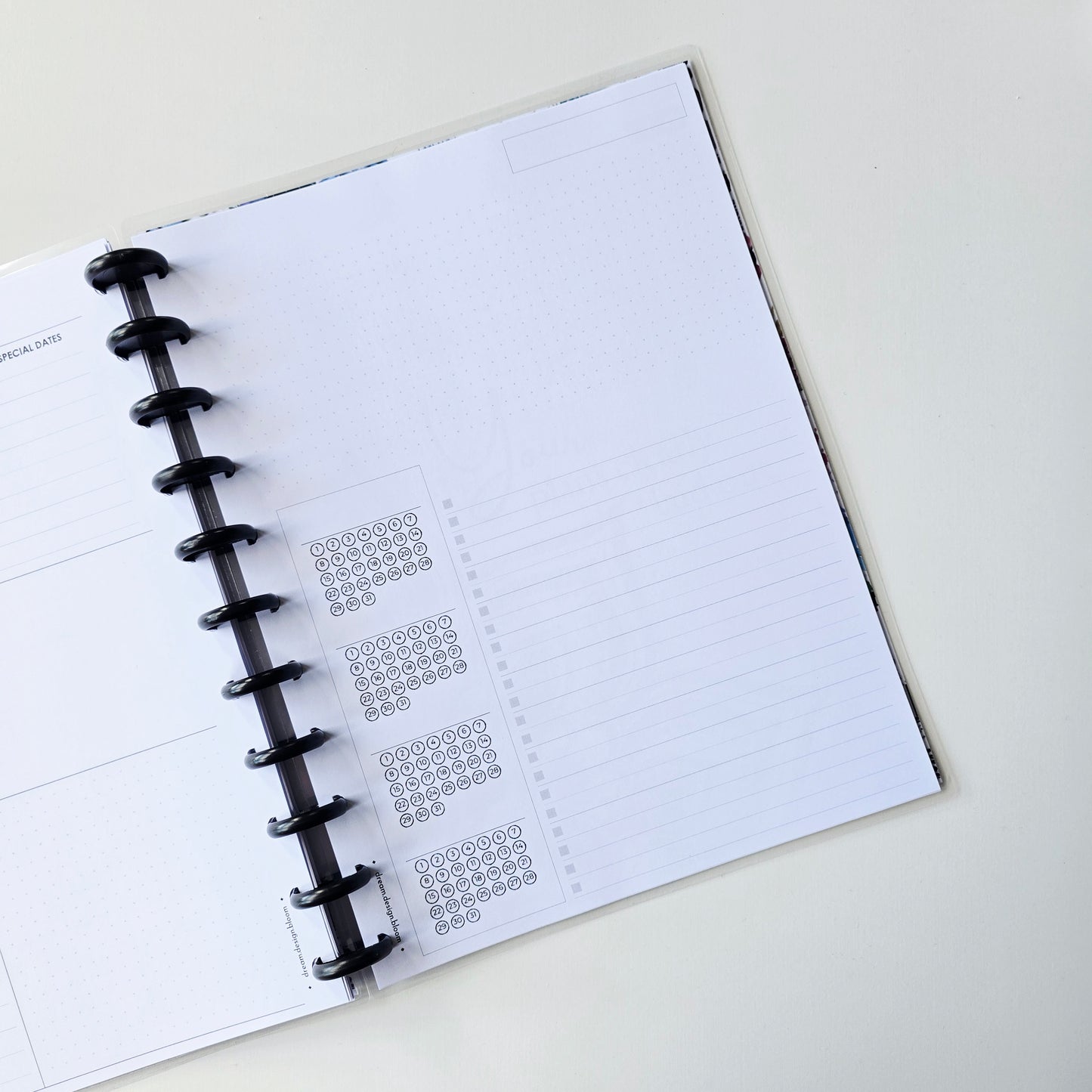 Undated Discbound Monthly Planner | Signature Designs