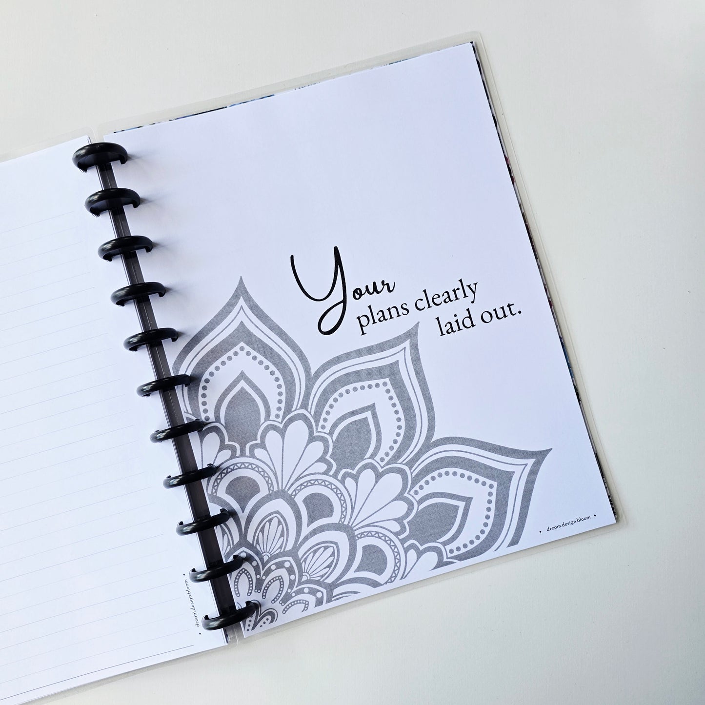 Undated Discbound Monthly Planner | Signature Designs