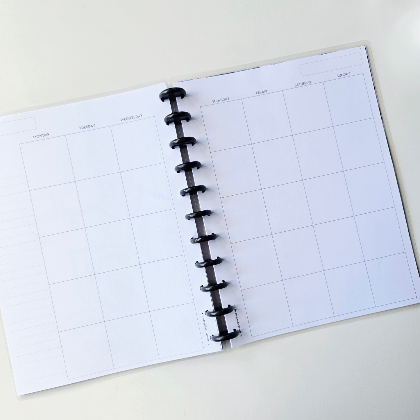 Undated Discbound Monthly Planner | Signature Designs