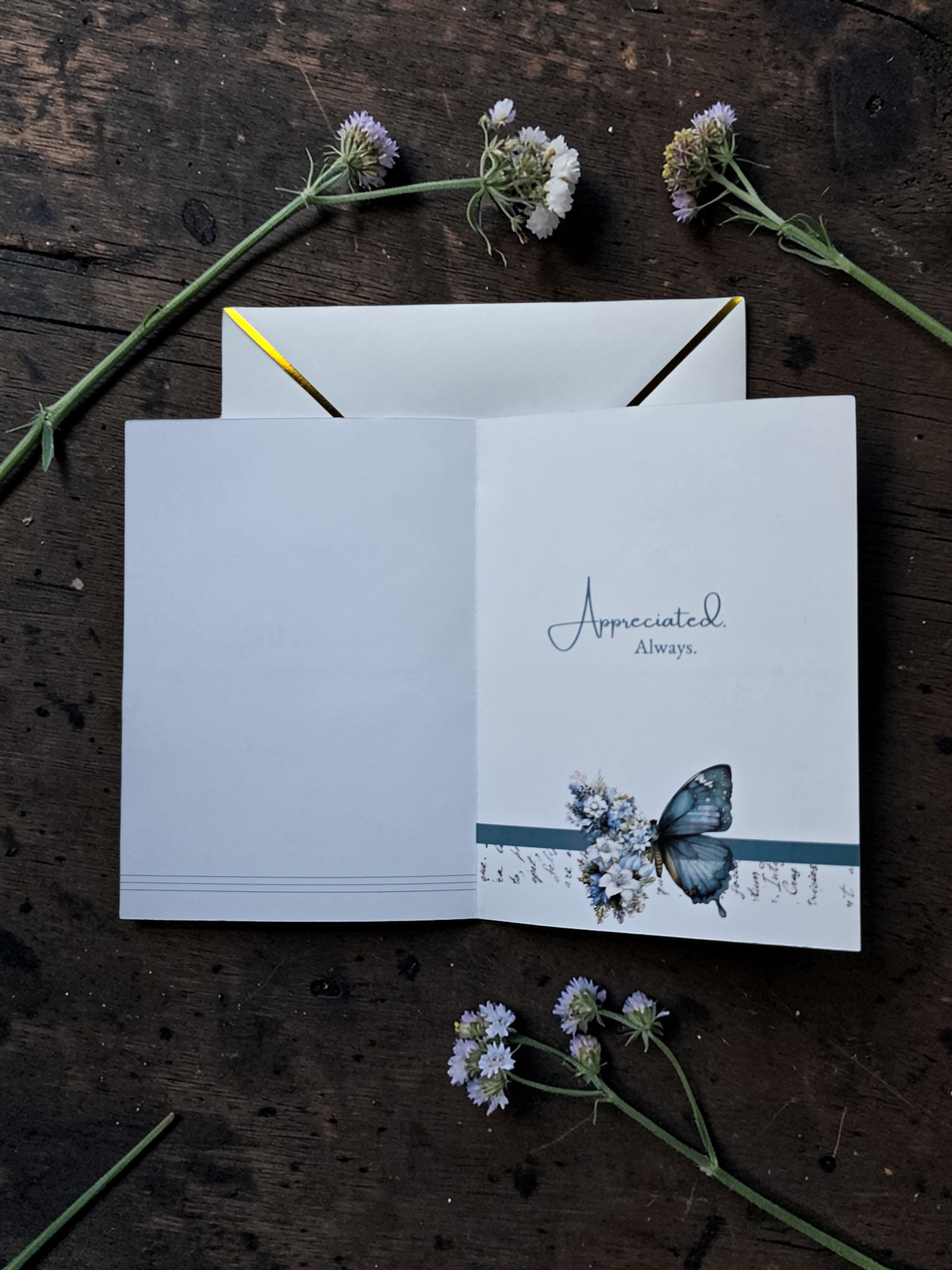 Thank You Greeting Card Collection | Azure Blooms