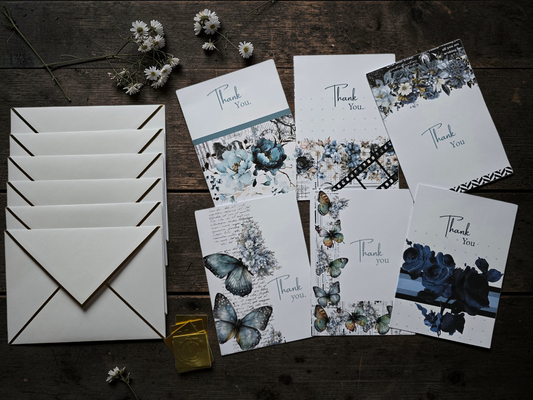 Thank You Greeting Card Collection | Azure Blooms