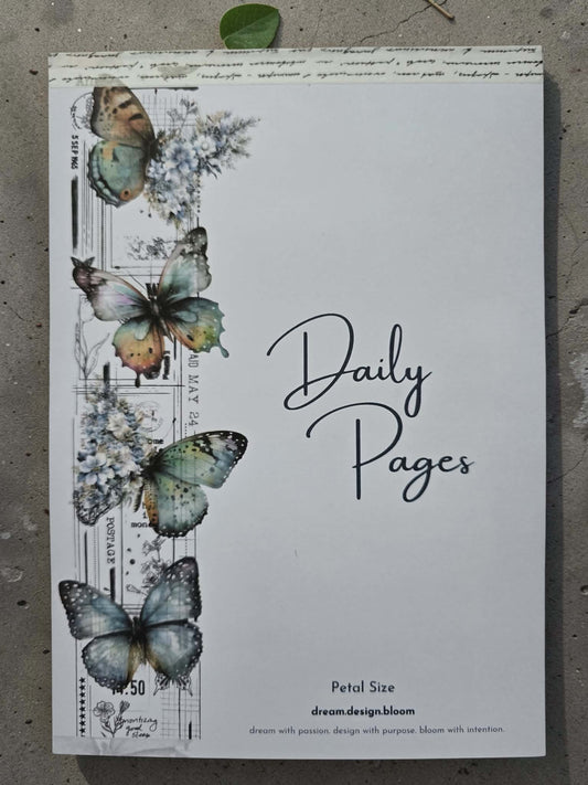 Today Desk Pad | Azure Blooms