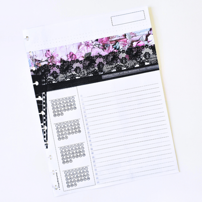3-Month Undated Discbound Planner Inserts | Whisper Dreams