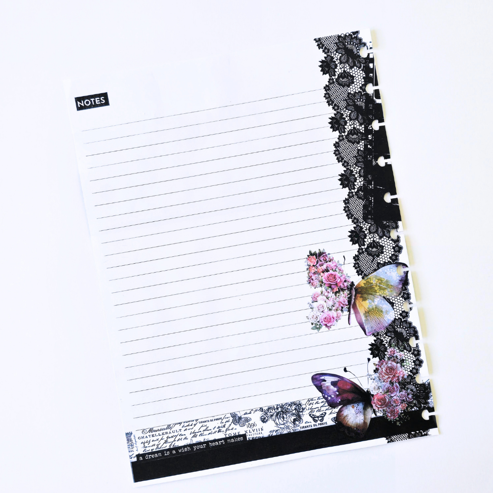 3-Month Undated Discbound Planner Inserts | Whisper Dreams