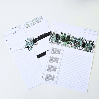 3-Month Undated Discbound Planner Inserts | Arbor Designs