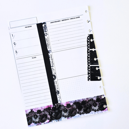 3-Month Undated Discbound Planner Inserts | Whisper Dreams