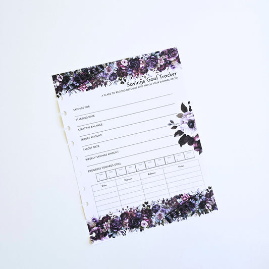 Financial Clarity Goals Inserts | Whisper Dreams