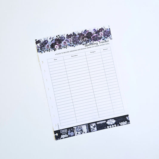 Financial Clarity Tracker Inserts | Whisper Dreams