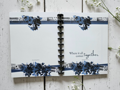 Undated Weekly Discbound Extension Inserts | Azure Blooms