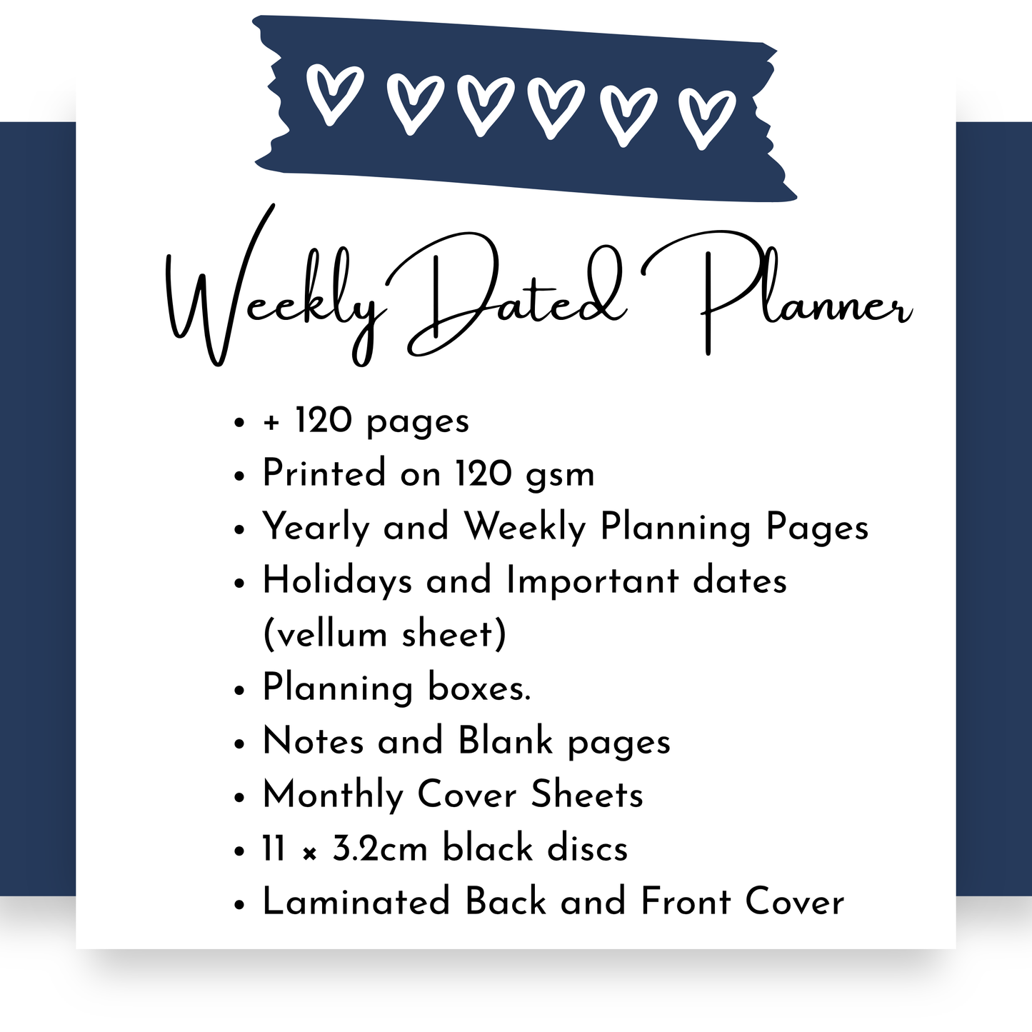 Weekly Discbound Planner