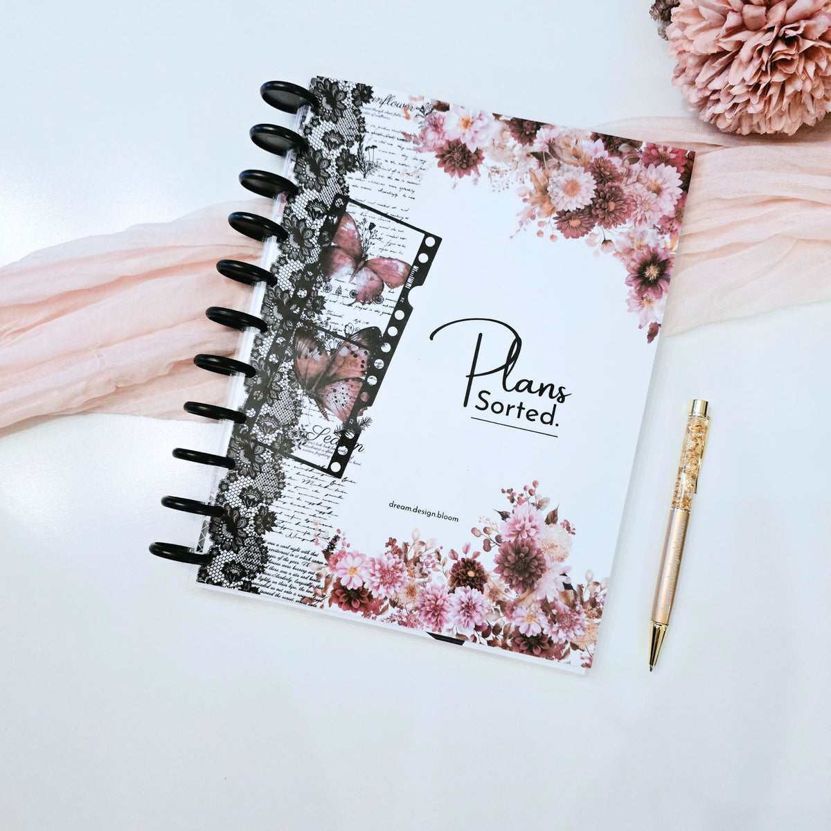Whisper Dreams 2027 dated discbound planner cover