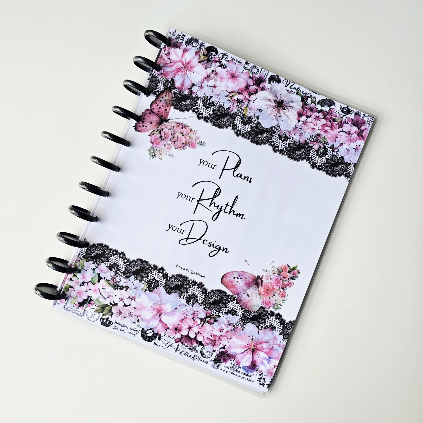 Undated Monthly Discbound Planner | Whisper Dreams