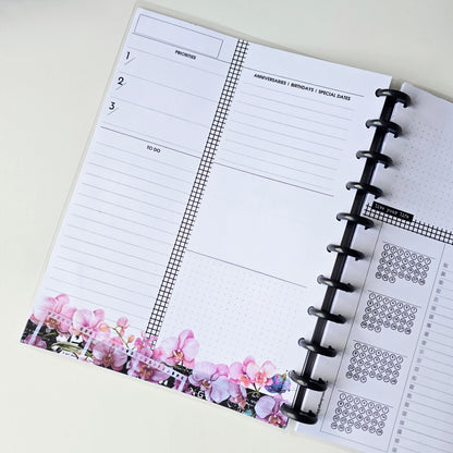 Undated Monthly Discbound Planner | Whisper Dreams