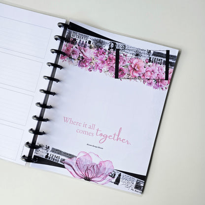 Undated Monthly Discbound Planner | Whisper Dreams
